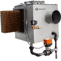 Канальный сотовый увлажнитель воздуха ЕК-8 - ВОДНО-ВОЗДУШНЫЕ РЕШЕНИЯ